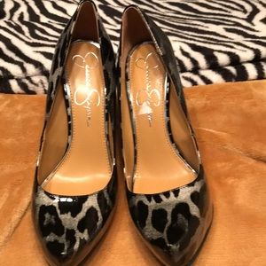 Black and silver shoes. Brand new. Size 8.